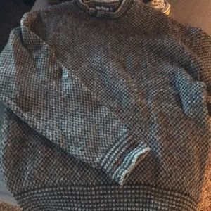 Vintage Nautica wool knit sweater neutral colors